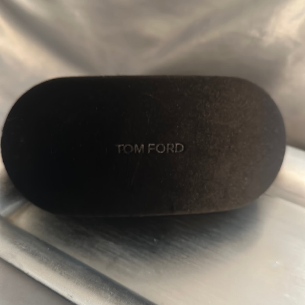 Authentic Tom Ford eyeglass case with cloth